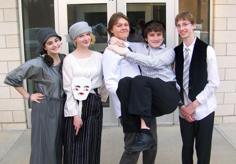 ORR's Destination Imagination group leaves for Tennessee this May to compete in the Global Finals after wins at the regional and state levels. They are (left to right): Sara Lafrance, of Rochester, Holly Frink, of Marion, Rikard Bodin, of Mattapoisett, Kyle Rood, of Rochester, and Edward Krawczyk, of Rochester. All are freshman students at ORR except for Rood. He attends Tabor Academy. BY MATTHEW BERNAT